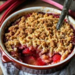 Strawberry Rhubarb Crumble