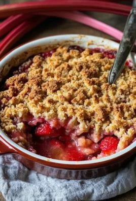 Strawberry Rhubarb Crumble