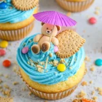 Summer Beach Party Cupcakes