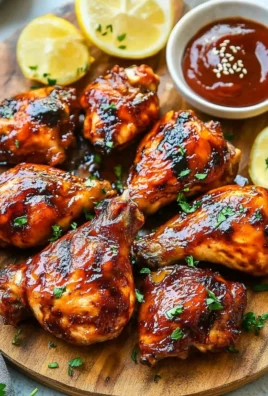 Two Ingredient Crispy Oven Baked BBQ Chicken