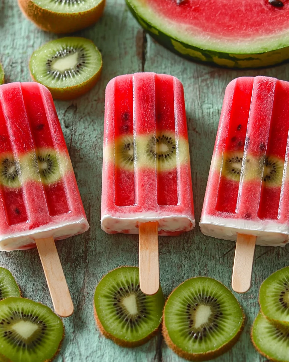 Watermelon Popsicles