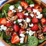 15-Minute Strawberry Spinach Salad