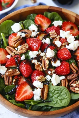15-Minute Strawberry Spinach Salad