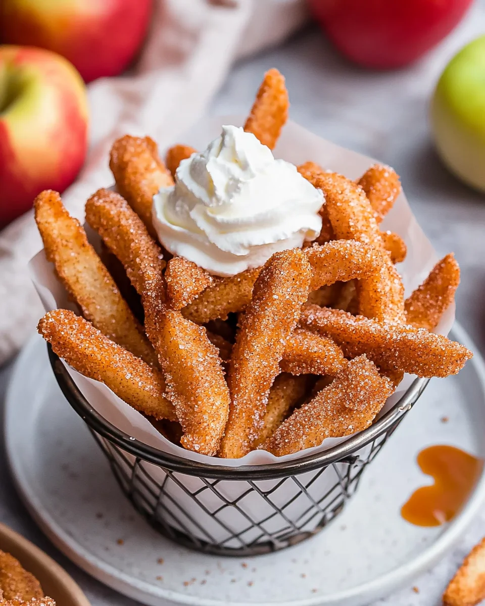Air Fryer Apple Fries