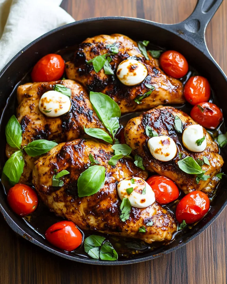 Balsamic Glazed One Pan Chicken