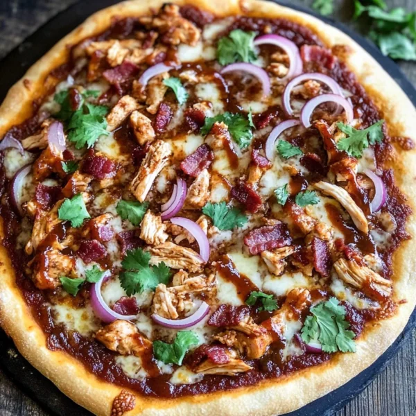 BBQ Chicken Bacon Pizza