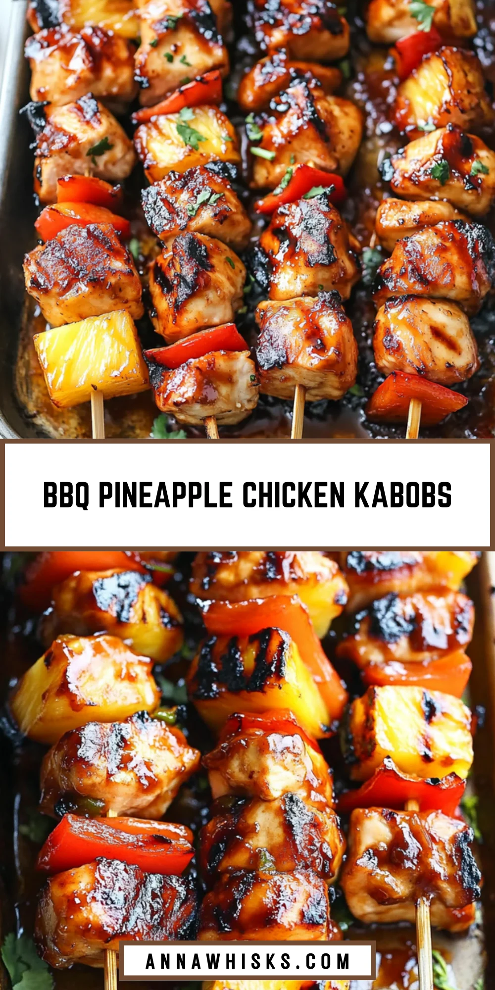 BBQ Pineapple Chicken Kabobs 19 Pinterest Hidden Image