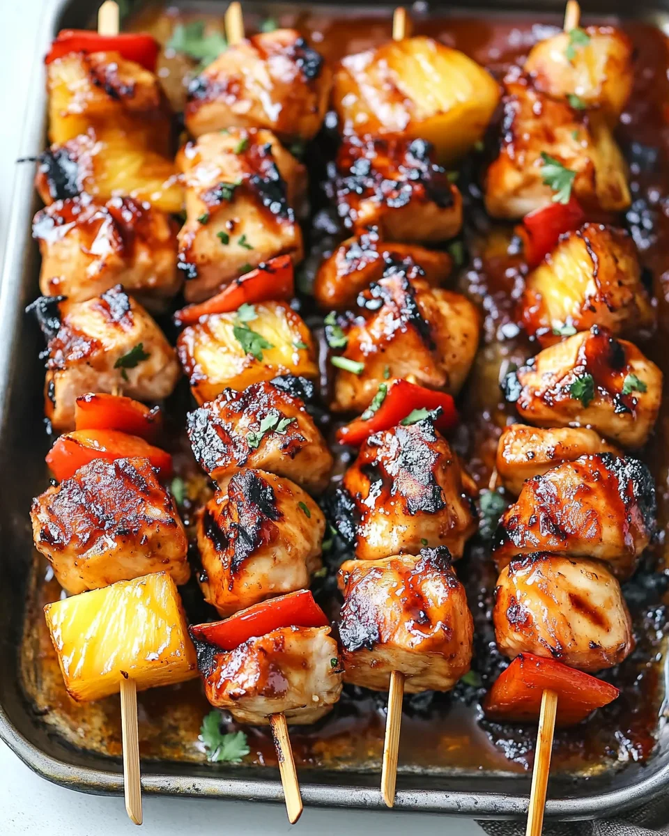 BBQ Pineapple Chicken Kabobs 22 BBQ Pineapple Chicken Kabobs