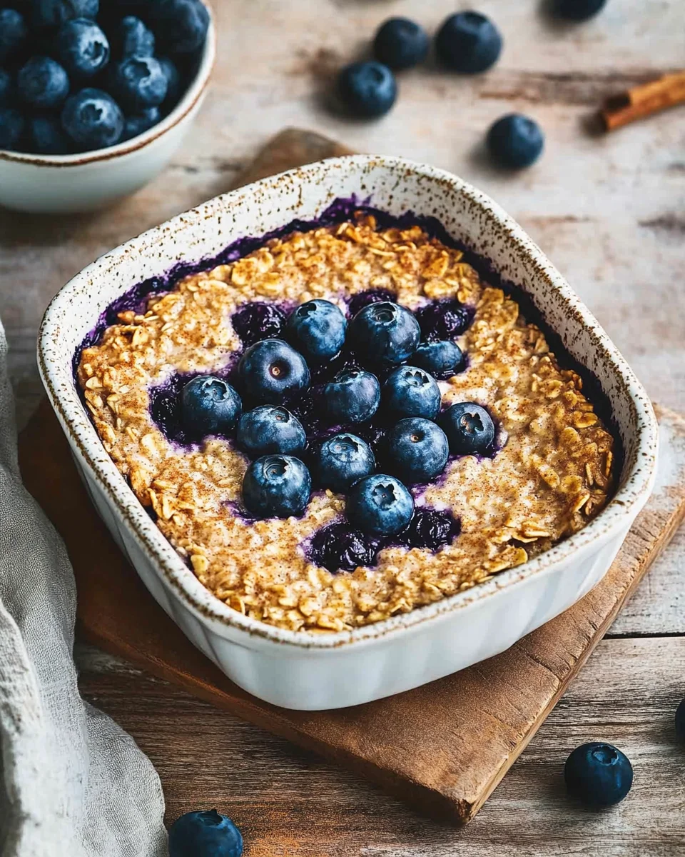 Blueberry Baked Oatmeal