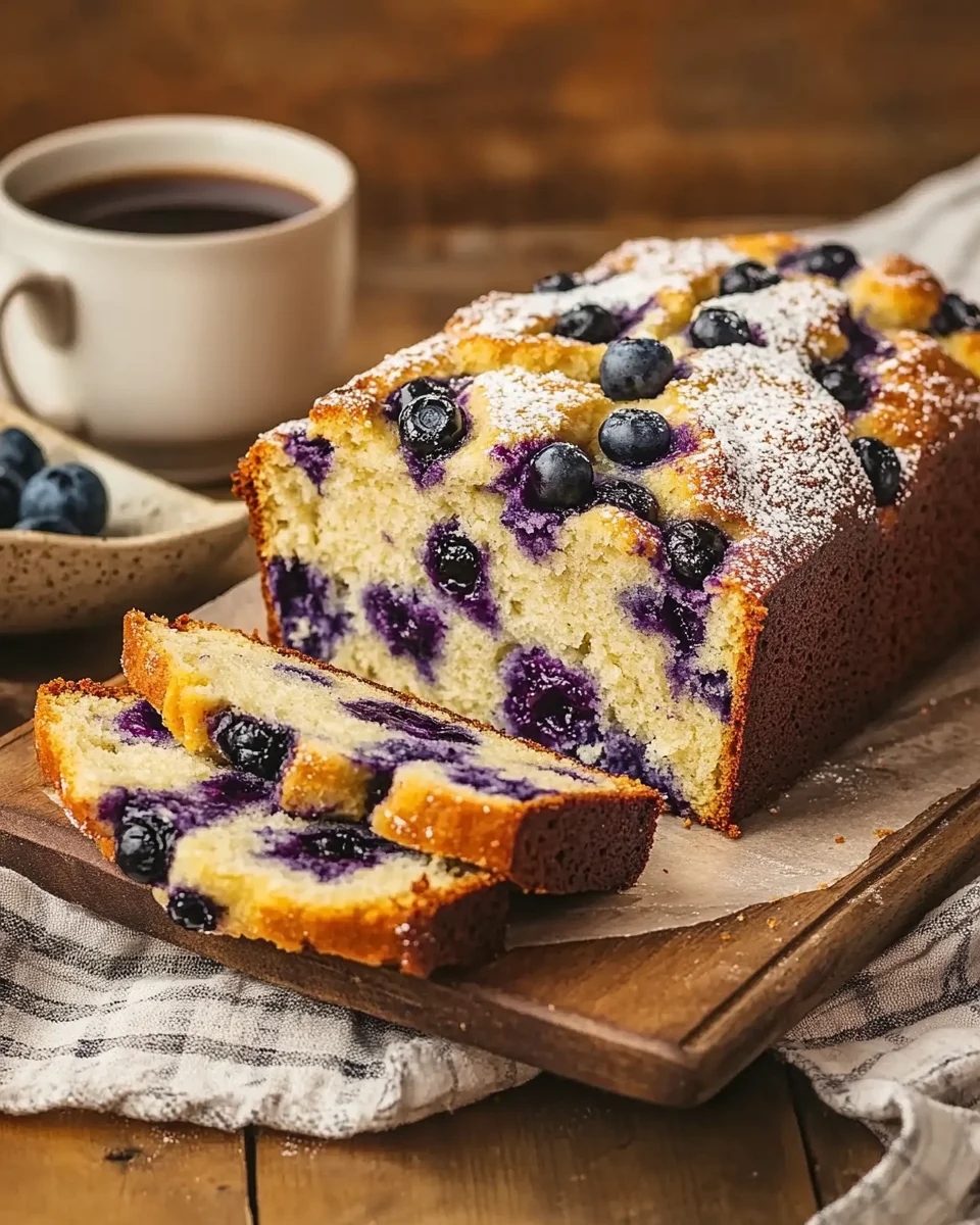 Blueberry Cream Cheese Bread