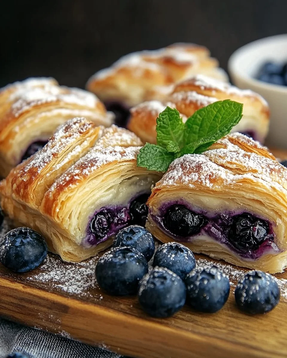 Blueberry Cream Cheese Puff Pastry 22 Blueberry