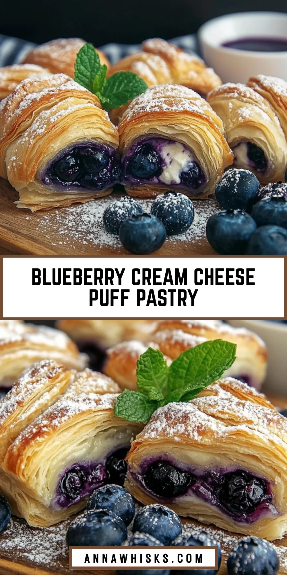 Blueberry Cream Cheese Puff Pastry 21 Pinterest Hidden Image