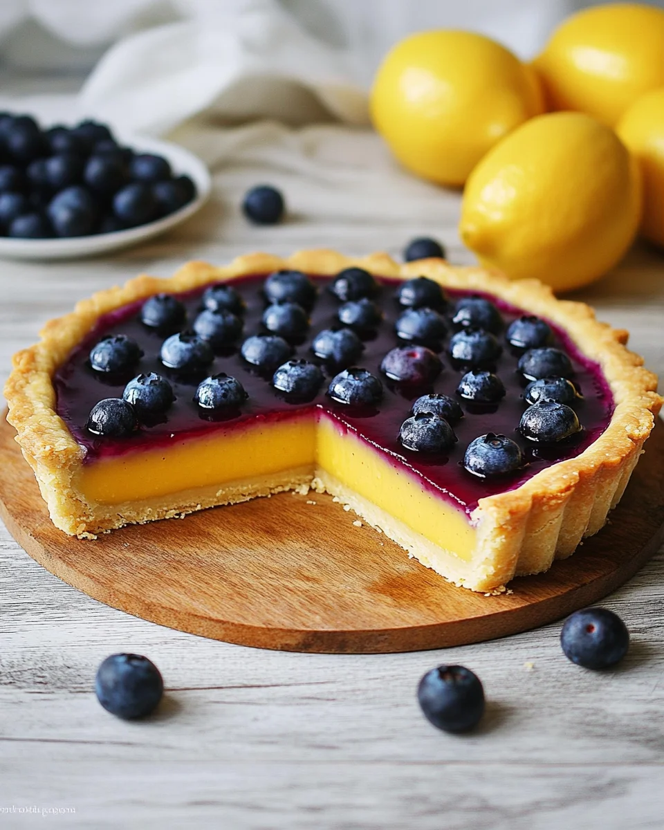 Blueberry–Lemon Curd Tart 25 Blueberry–Lemon