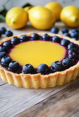 Blueberry–Lemon Curd Tart