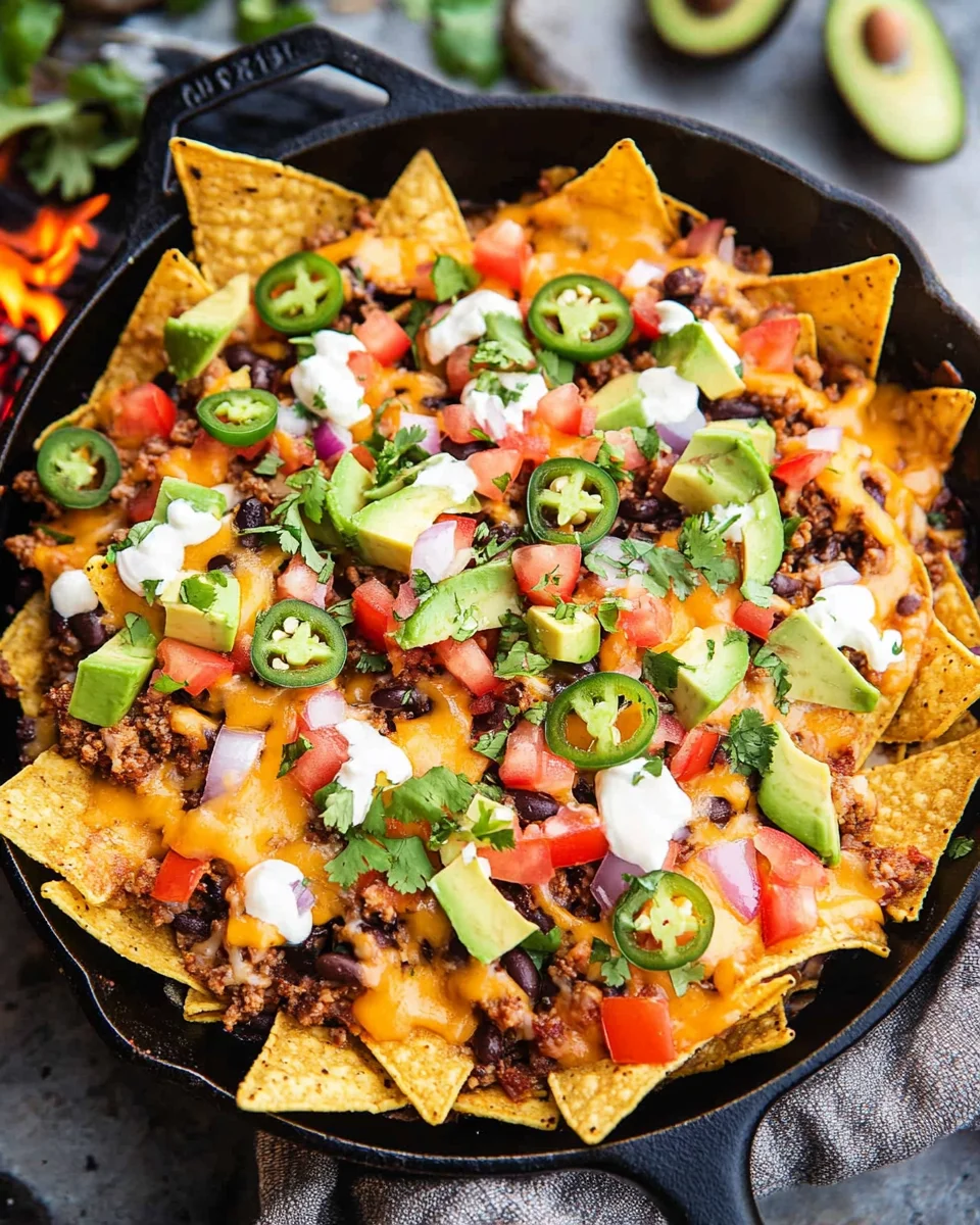 Campfire Grilled Nachos 21 Campfire