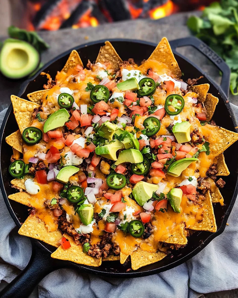 Campfire Grilled Nachos 23 Campfire Grilled Nachos