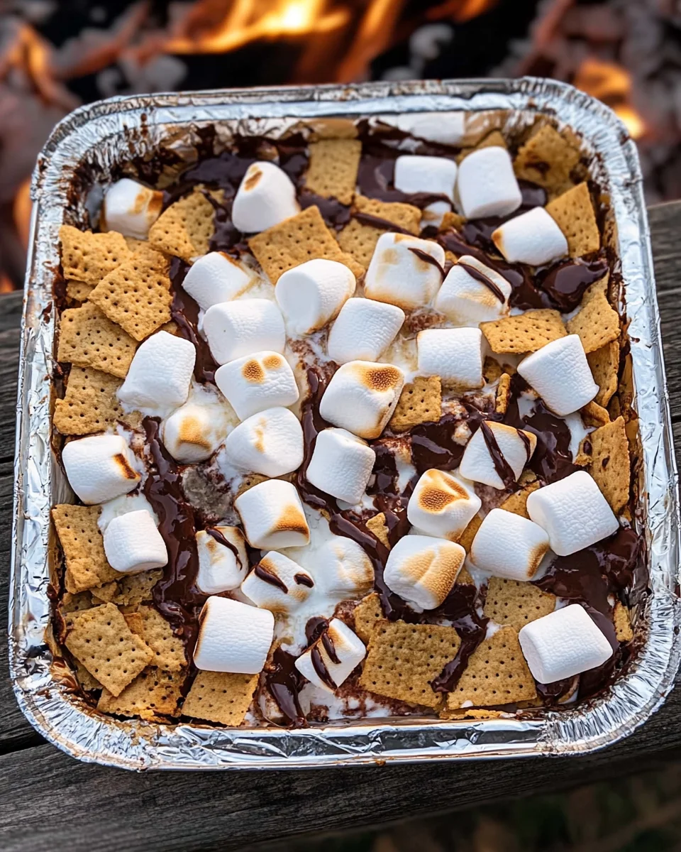 Campfire S’mores Nachos 16 Campfire
