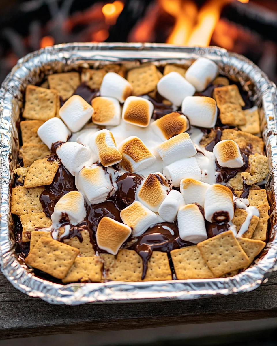 Campfire S’mores Nachos 18 Campfire S’mores Nachos