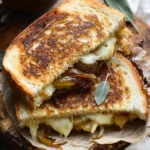 Caramelized Onion and Apple Grilled Cheese Sandwich