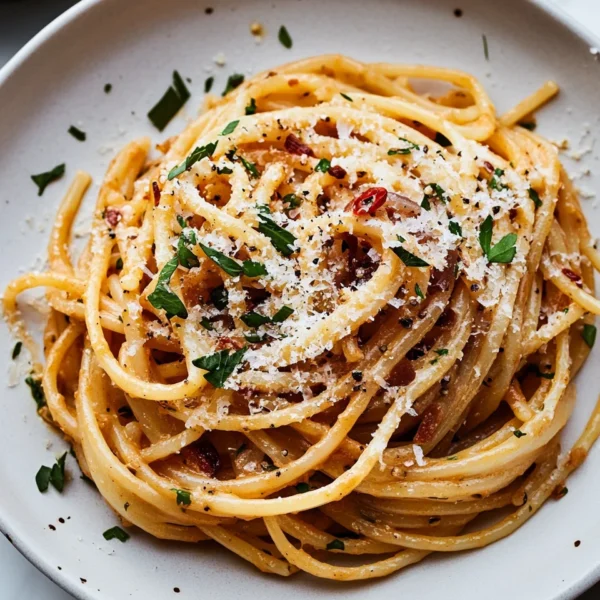 Caramelized Onion Pasta with Chili Oil: A Sweet and Spicy Flavor Bomb