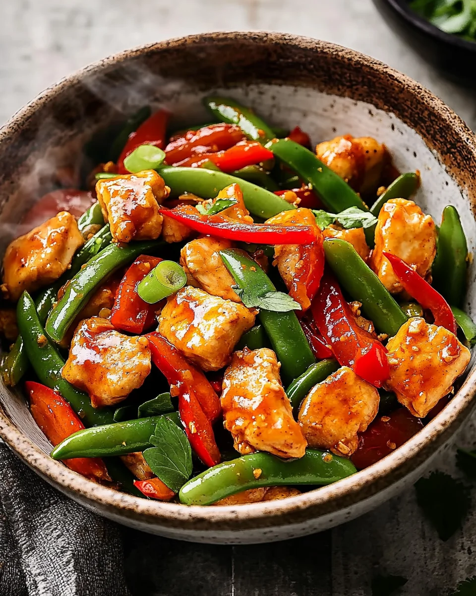 Chicken and Green Bean Stir Fry