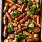 Chicken Apple Sausage Sheet Pan Dinner