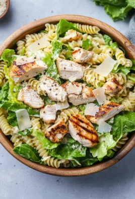 Chicken Caesar Pasta Salad 21 Chicken Caesar Pasta Salad