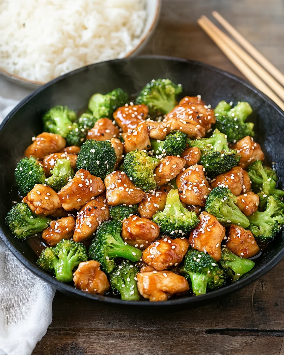 Chinese Chicken and Broccoli