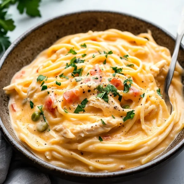 Crock Pot Cheesy Chicken Spaghetti Recipe