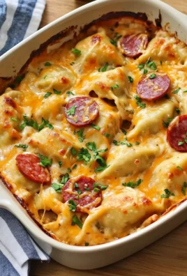 Crockpot Pierogi Casserole with Kielbasa