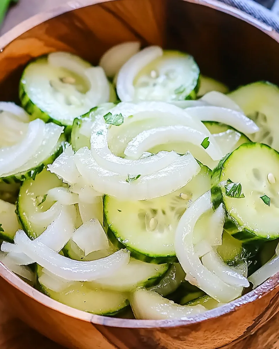 Cucumber Onion Salad Recipe 14 Cucumber
