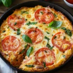 Easy Crustless Tomato Pie