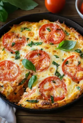 Easy Crustless Tomato Pie