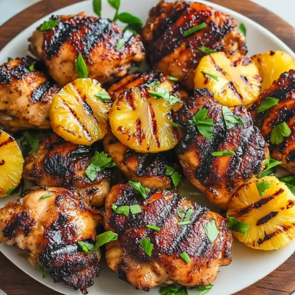 Easy Homemade Grilled Pineapple Chicken