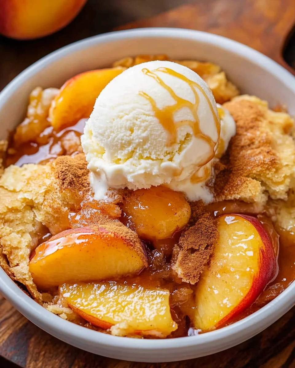 Easy Peach Cobbler 25 Easy