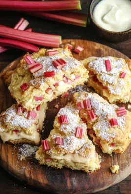 Easy Rhubarb Scones