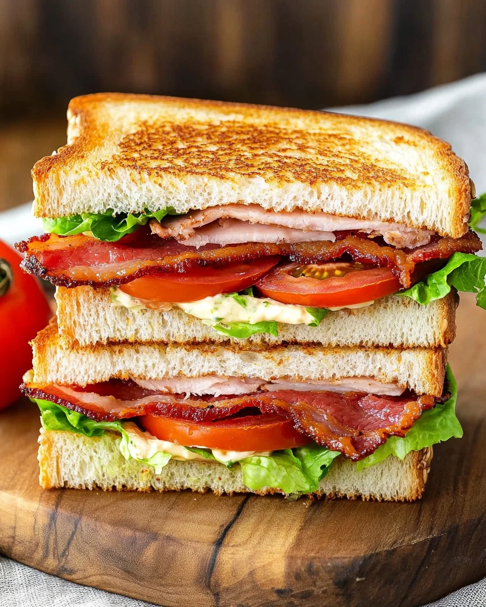 Easy Turkey Club Sandwich