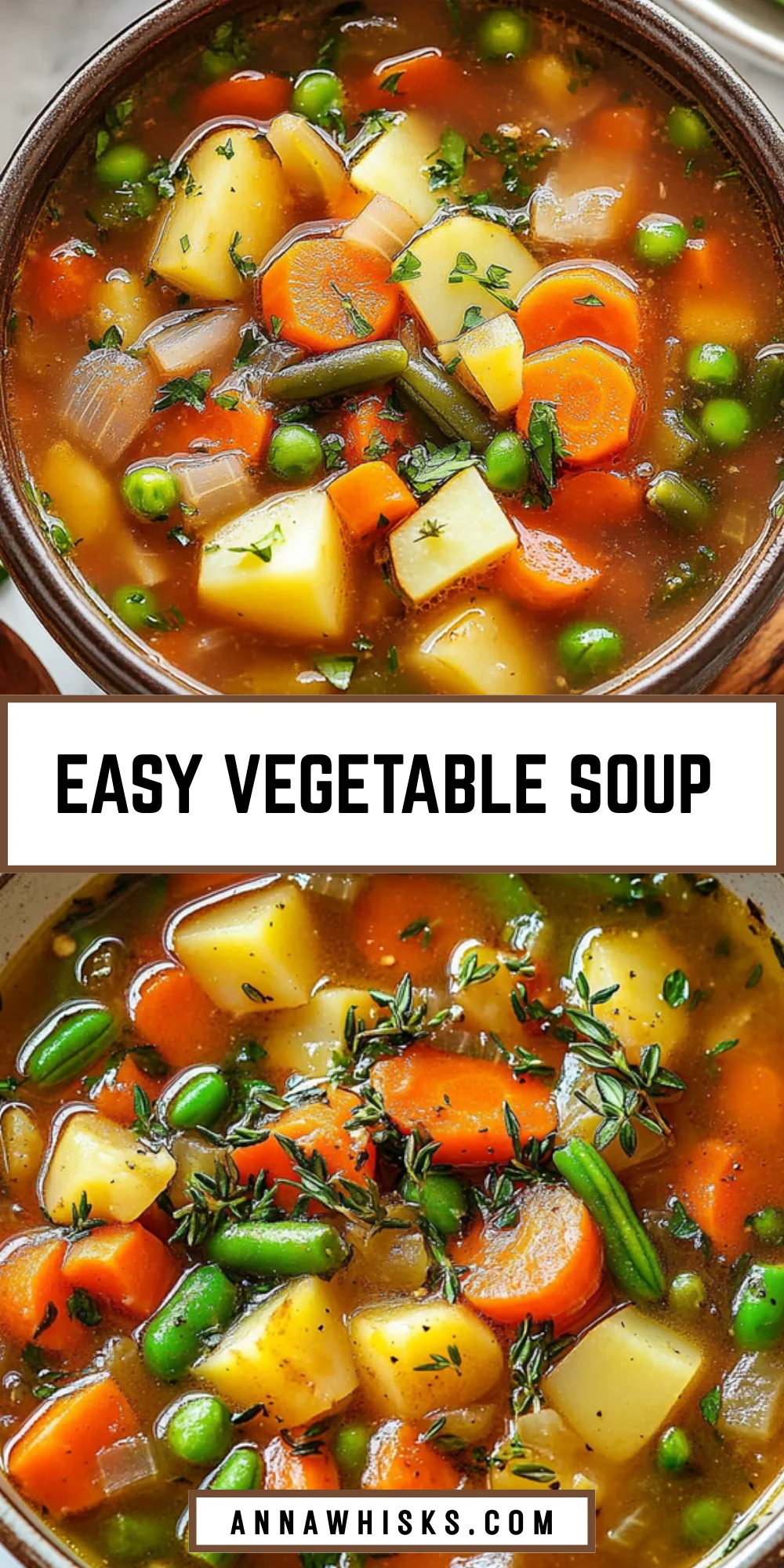 Easy Vegetable Soup 25 Pinterest Hidden Image
