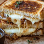 French Onion Grilled Cheese Sandwich