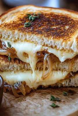 French Onion Grilled Cheese Sandwich