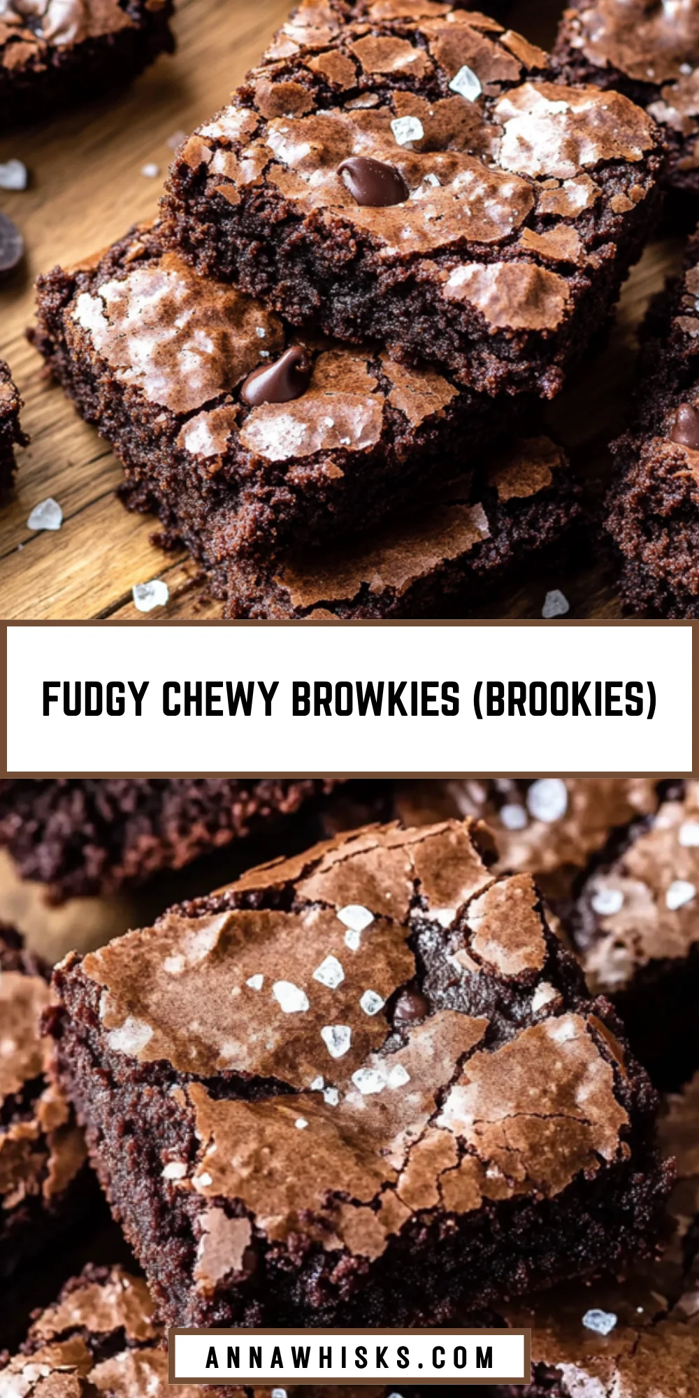 Fudgy Chewy Browkies (Brookies) 21 Pinterest Hidden Image