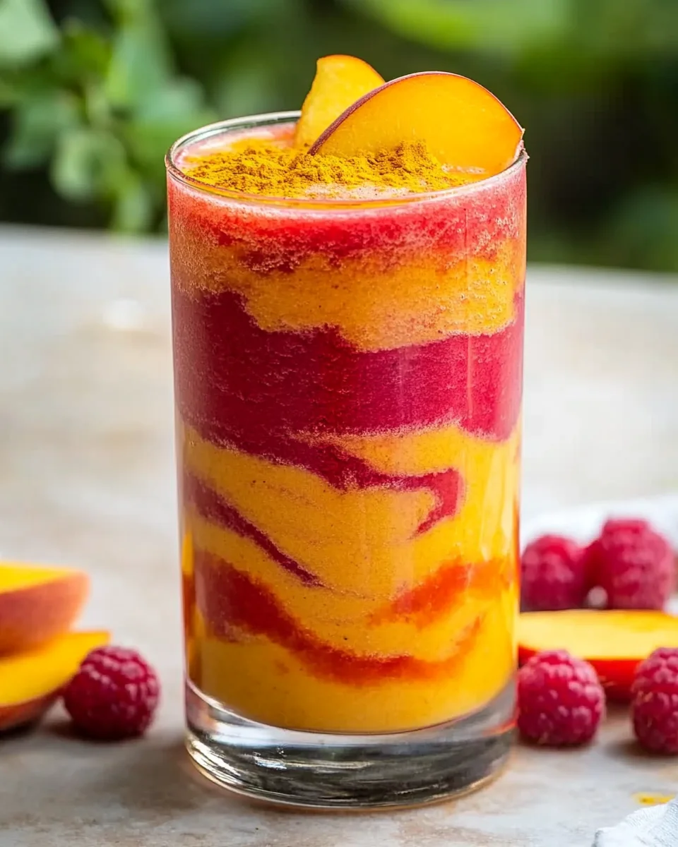 Golden Peach Sunrise Smoothie 21 Golden
