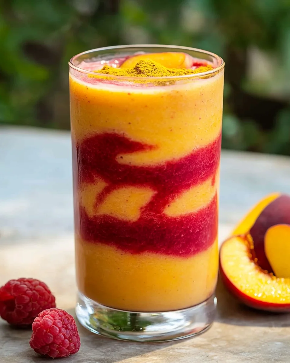 Golden Peach Sunrise Smoothie 23 Golden Peach Sunrise Smoothie