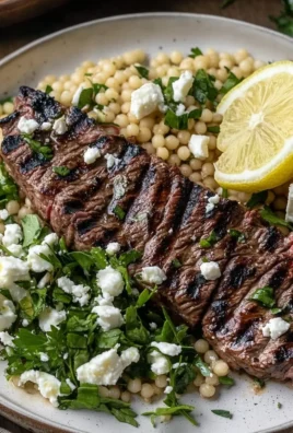 Grilled Skirt Steak with Lemon Herb Couscous Salad 27 Grilled Skirt Steak with Lemon Herb Couscous Salad