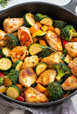 Healthy Chicken and Vegetables Skillet