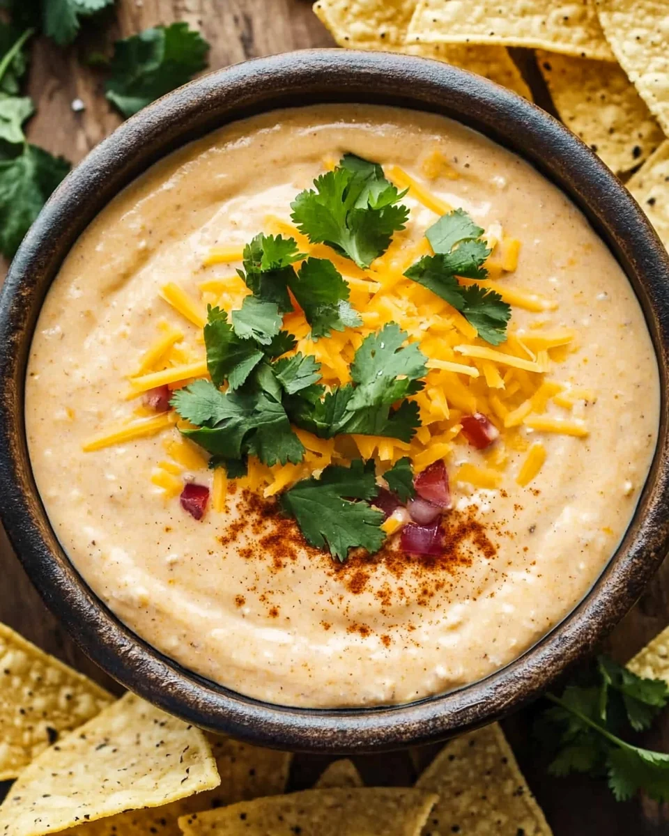 High protein Cottage Cheese Queso - Viral Tiktok recipe
