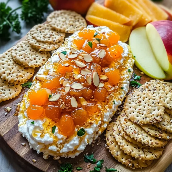Honey, Apricot, and Almond Goat Cheese Spread