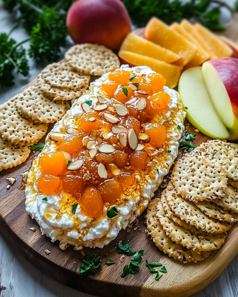 Honey, Apricot, and Almond Goat Cheese Spread