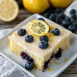 Lemon Blueberry Sheet Cake