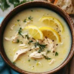 Mediterranean Lemon Chicken Soup: A Creamy, Comforting Bowl of Sunshine